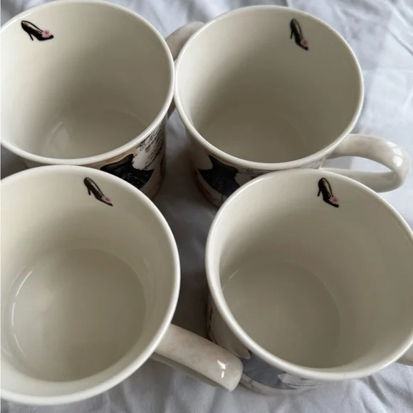 Nostalgia Tres Chic Coffee & Tea Set - Black, White, Pink - Picture 10 of 12